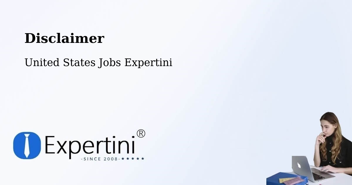 Disclaimer – Vallejo - United States Jobs Expertini